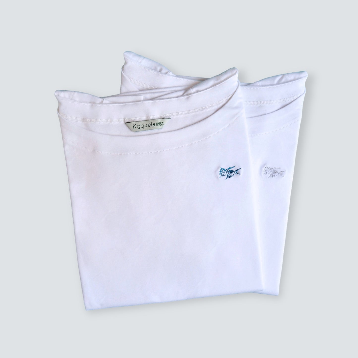 〈左馬〉ボートネックTシャツ_Made in TOHOKU