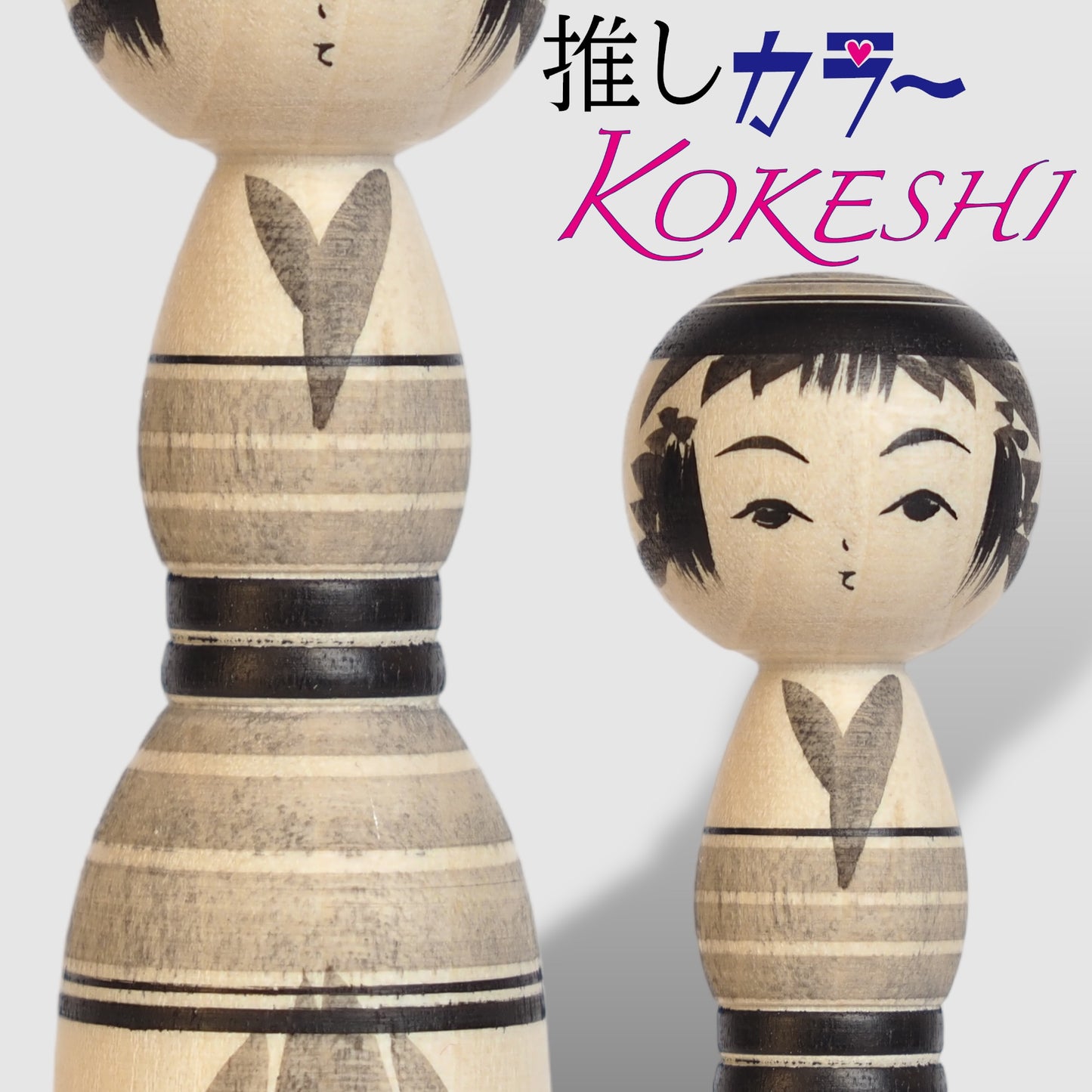 推しカラーこけし Made by Mayumi niiyama(宮城伝統こけし弥治郎系/新山真由美工人)