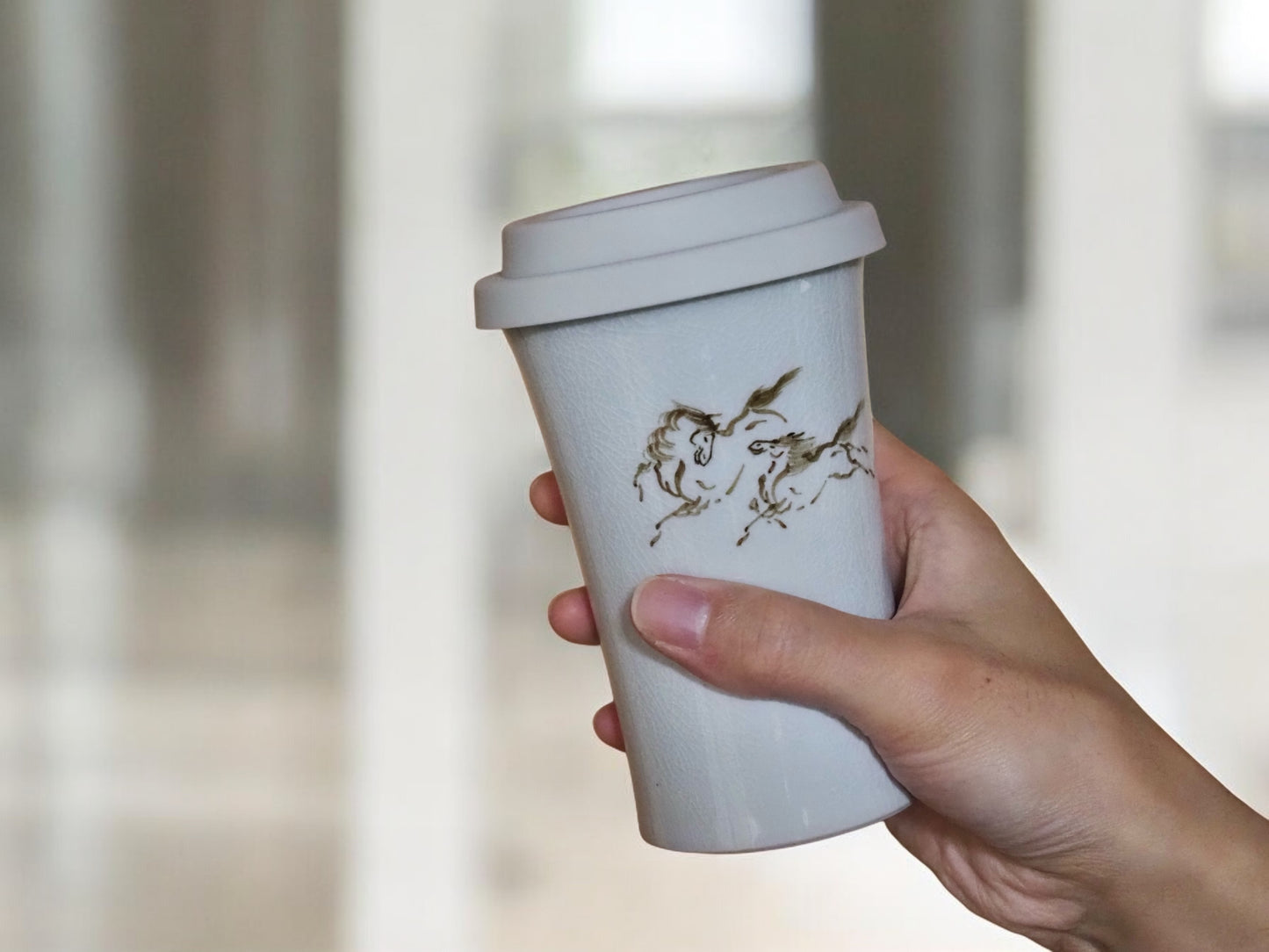 大堀相馬焼 ふたたび -Soma Dual Layer Tumbler- 左馬