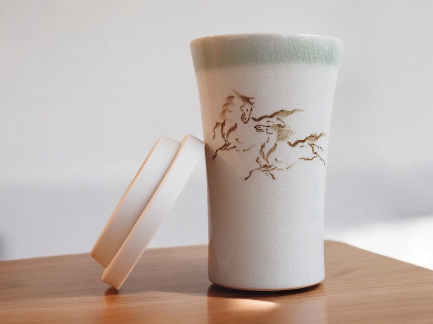 大堀相馬焼 ふたたび -Soma Dual Layer Tumbler- 左馬