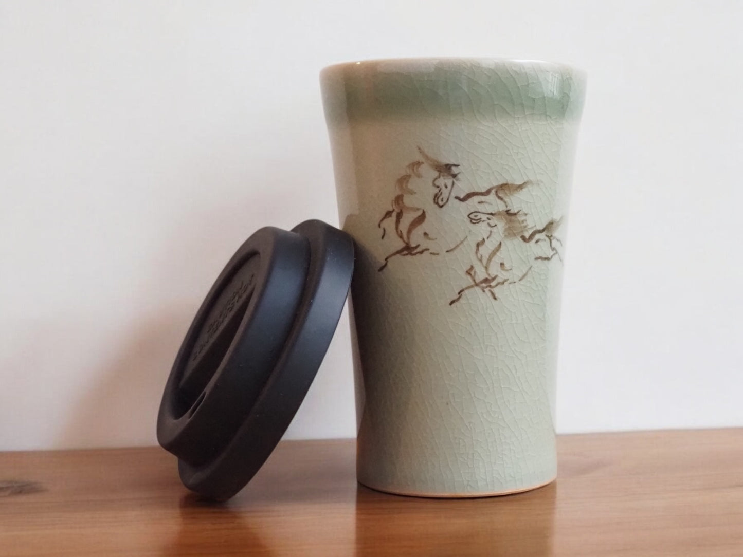 大堀相馬焼 ふたたび -Soma Dual Layer Tumbler- 左馬