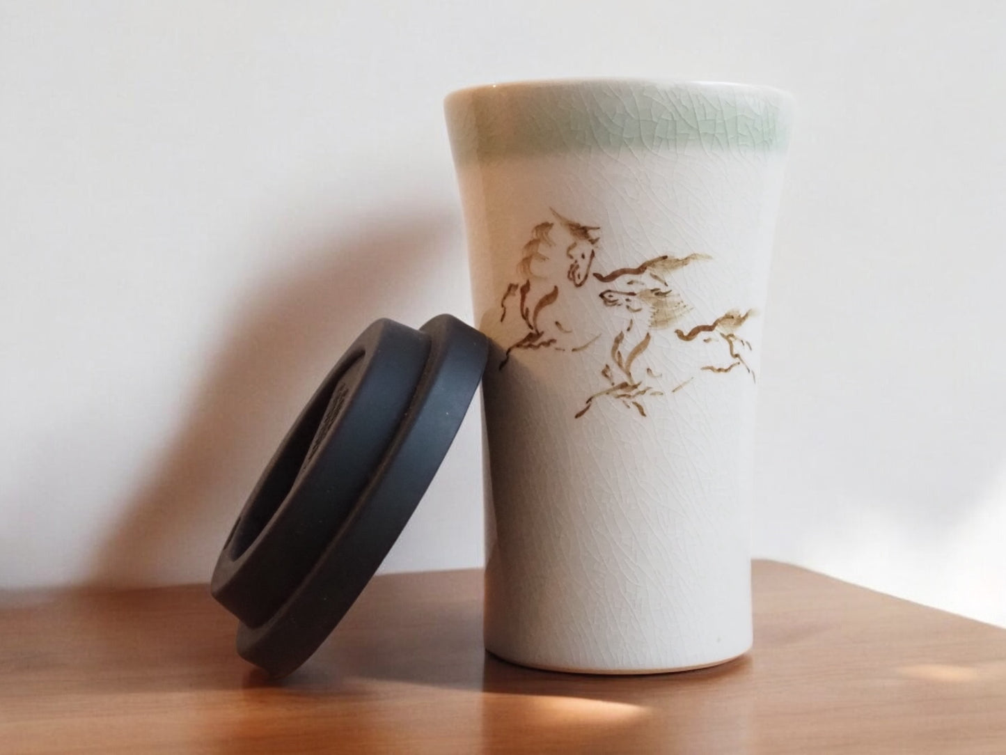 大堀相馬焼 ふたたび -Soma Dual Layer Tumbler- 左馬