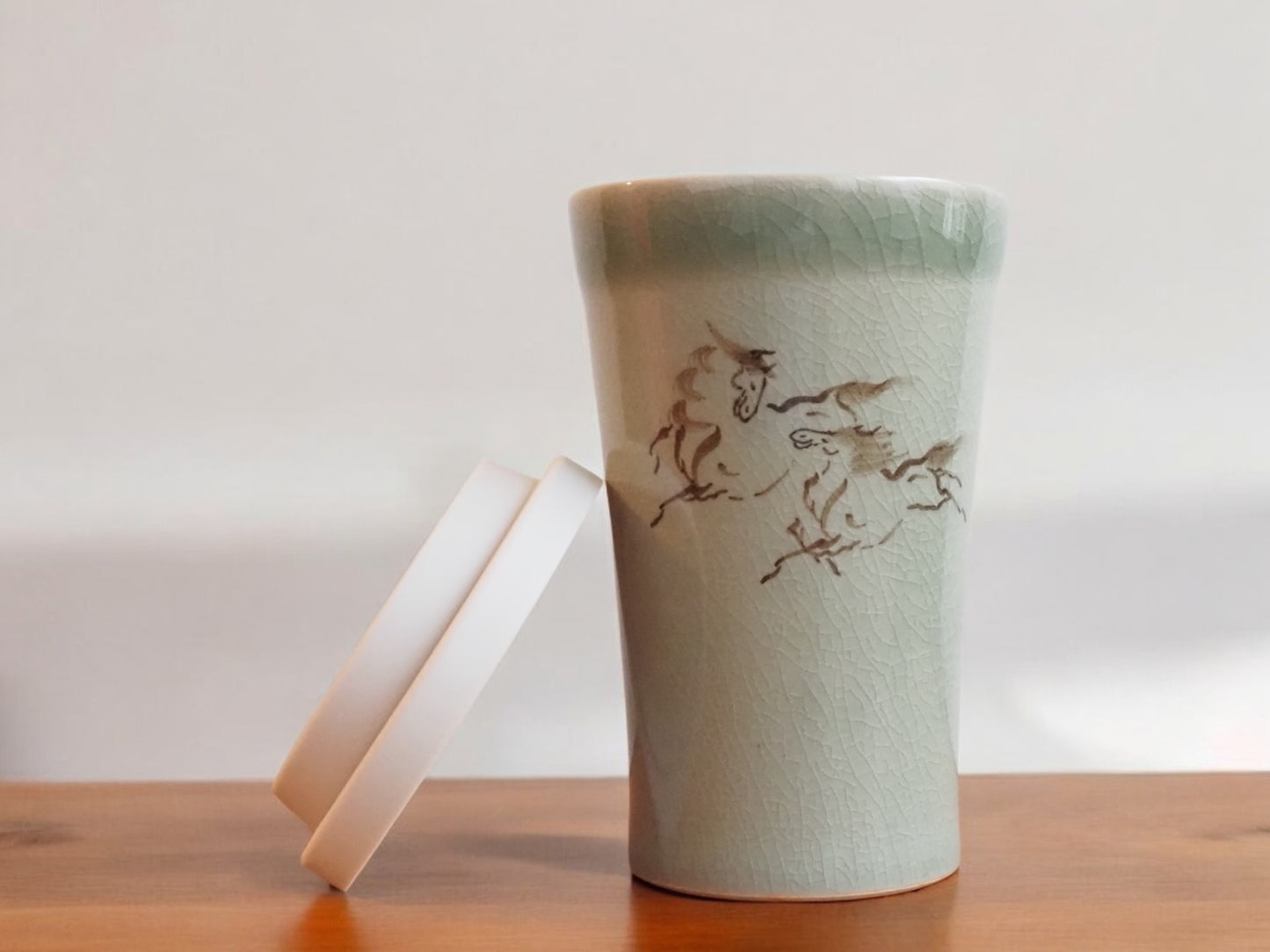 大堀相馬焼 ふたたび -Soma Dual Layer Tumbler- 左馬