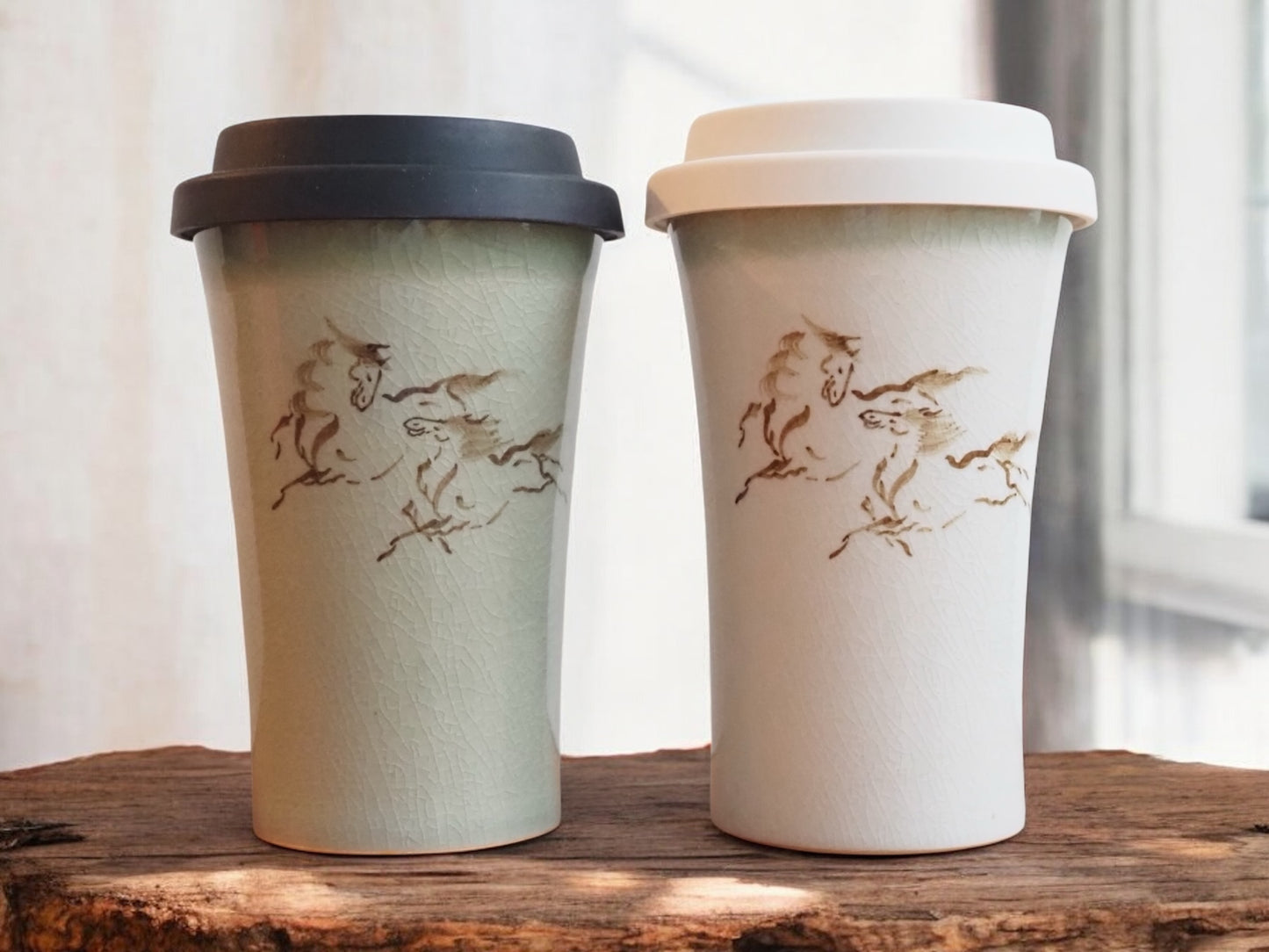 大堀相馬焼 ふたたび -Soma Dual Layer Tumbler- 左馬