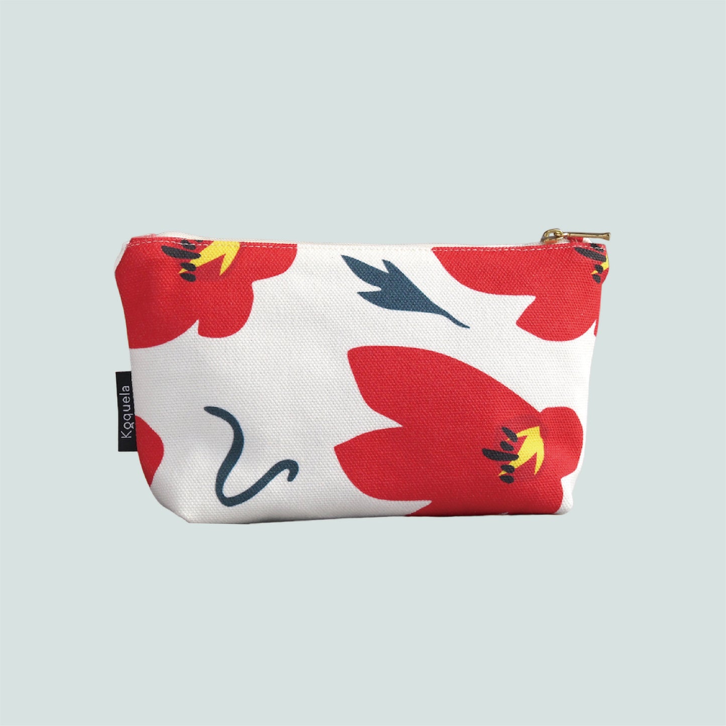 帆布ポーチ(L)〈桜崩し Sakura-Kuzushi〉