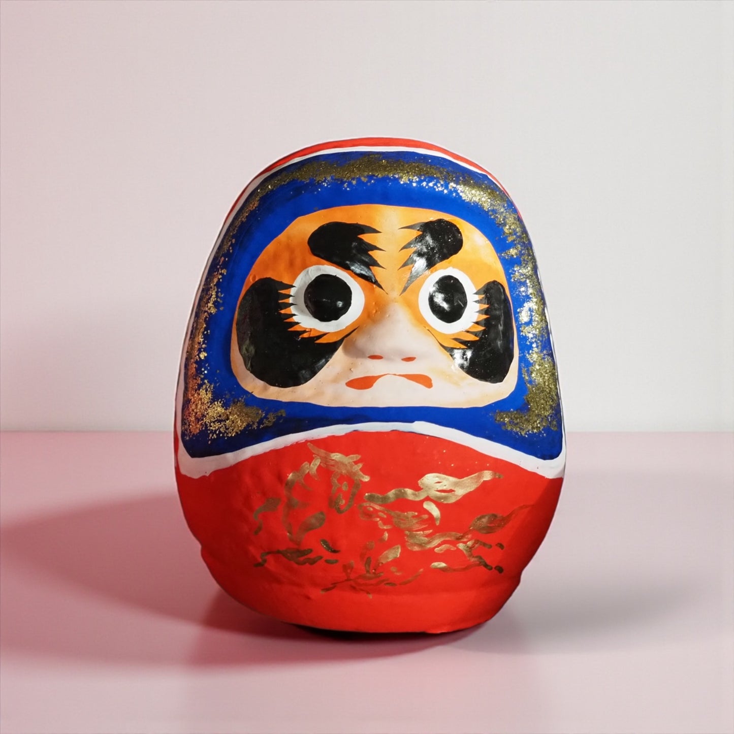 松川だるま×大堀相馬焼「福駒だるま」