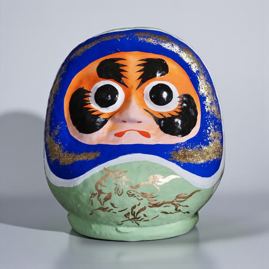 松川だるま×大堀相馬焼「福駒だるま」