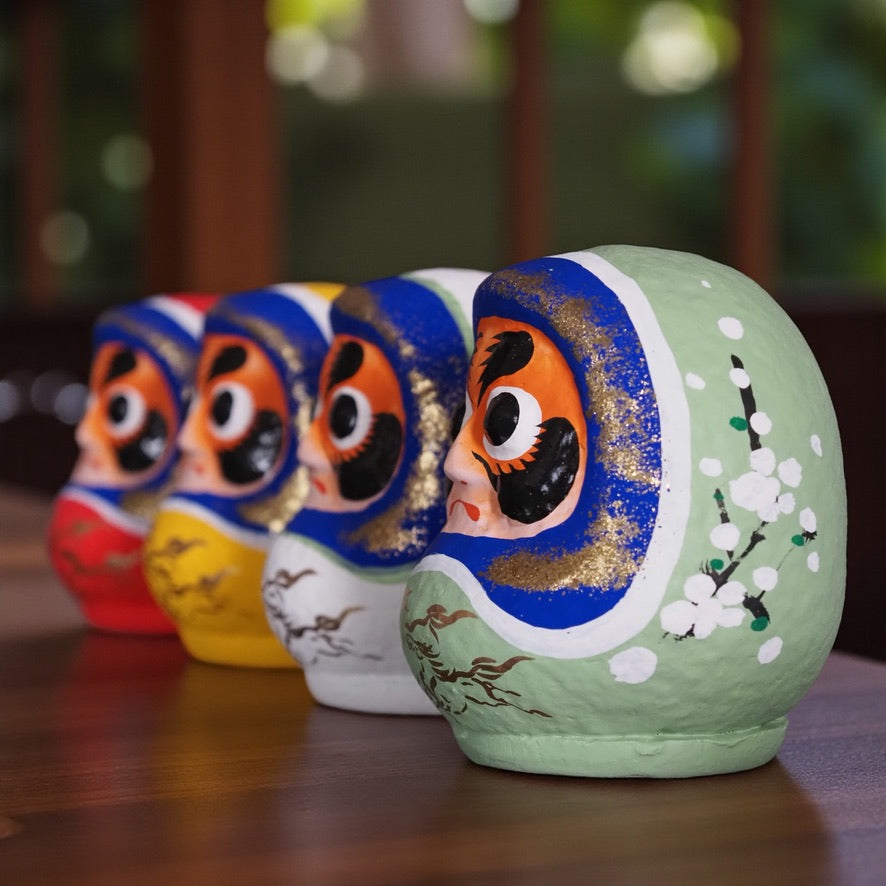 松川だるま×大堀相馬焼「福駒だるま」