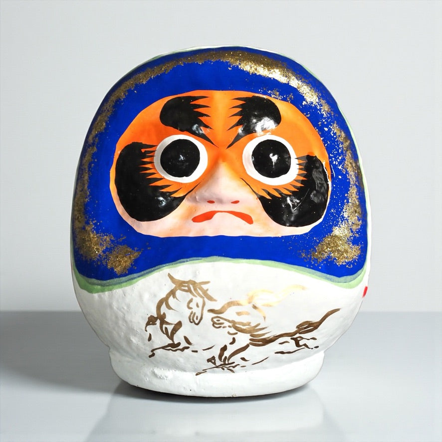 松川だるま×大堀相馬焼「福駒だるま」