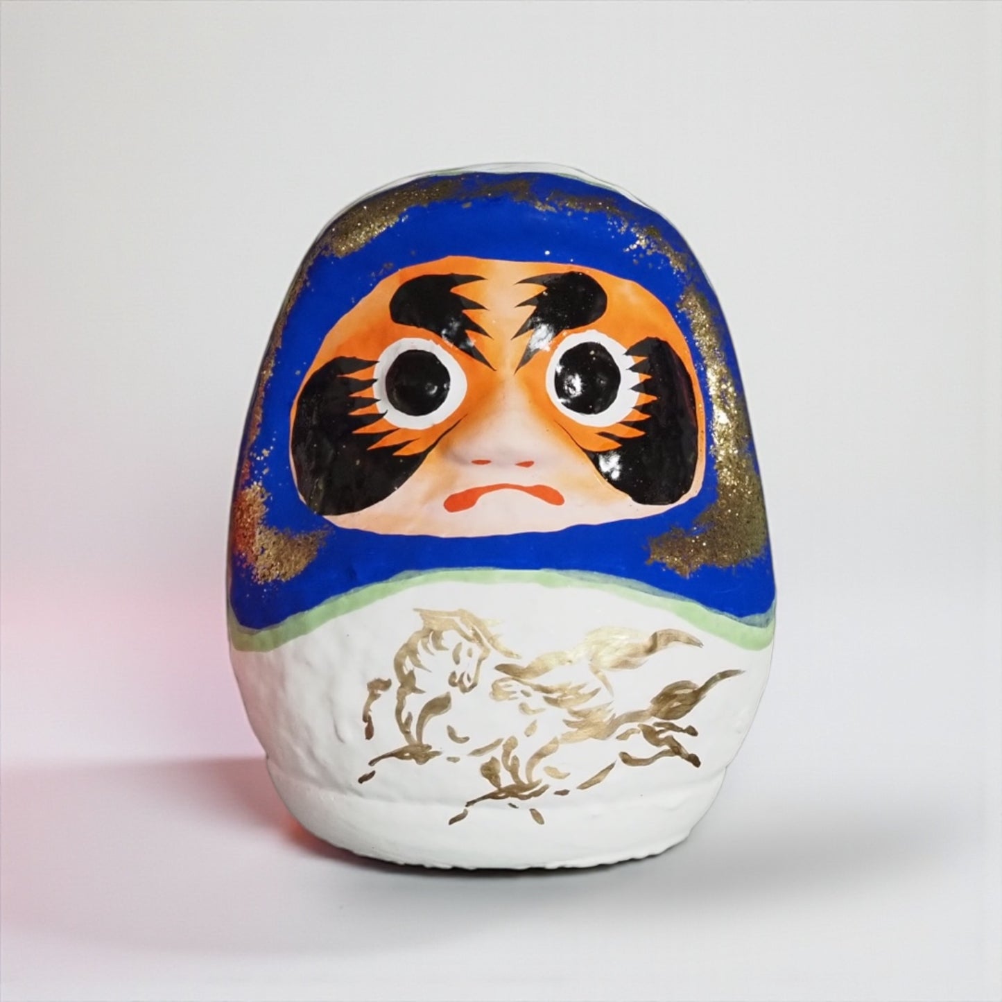 松川だるま×大堀相馬焼「福駒だるま」